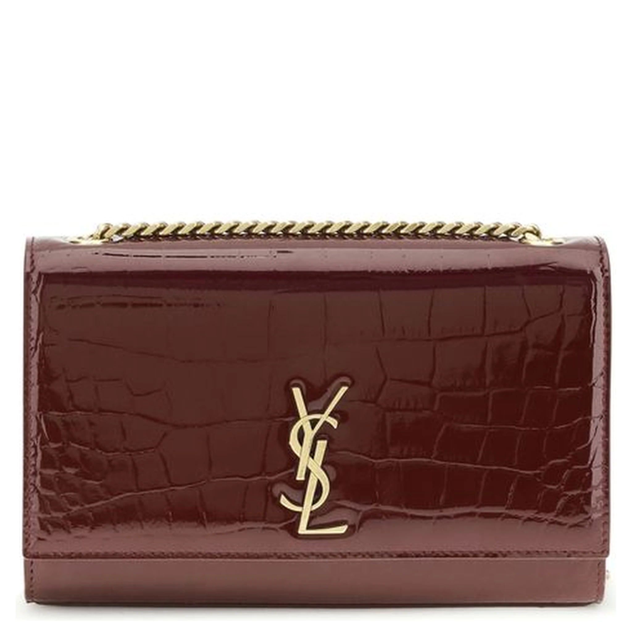 Bordeaux Calf Leather Bos Taurus Shoulder Bag