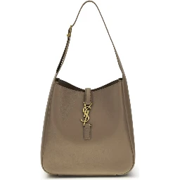 Gray Calf Leather Bos Taurus Shoulder Bag