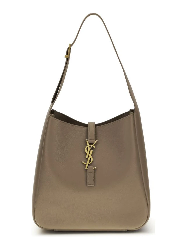 Gray Calf Leather Bos Taurus Shoulder Bag