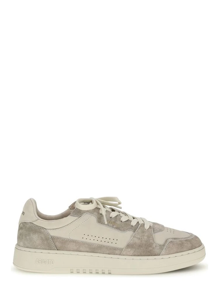 Gray Calf Leather Bos Taurus Low Top Sneakers