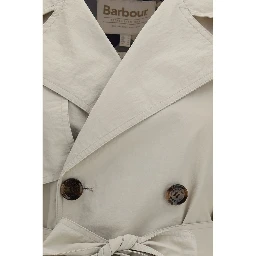 Beige Polyamide Trench Coat