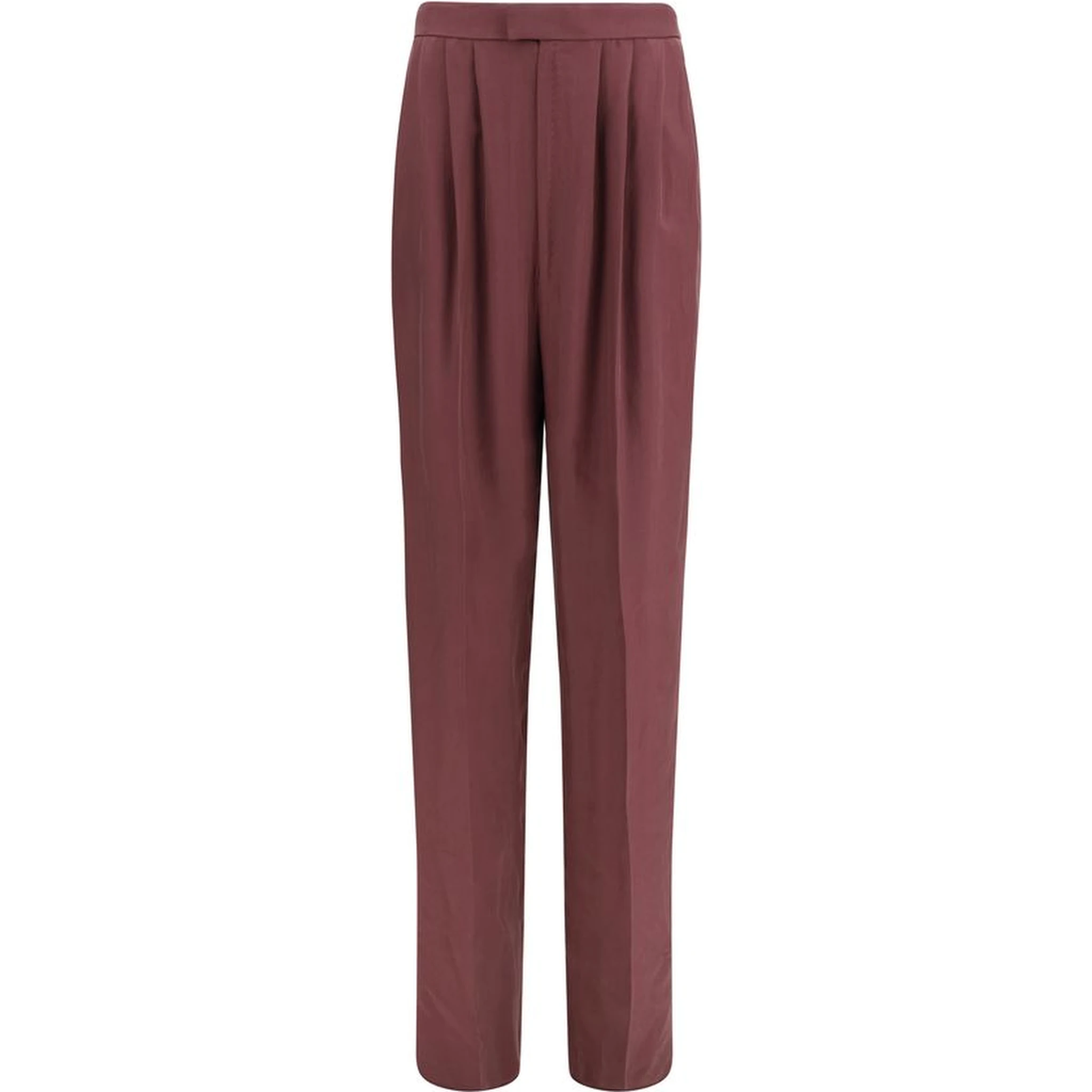 Purple Silk Dress Pants