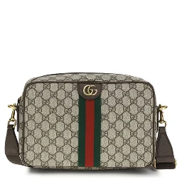 Beige Fabric Shoulder Bag