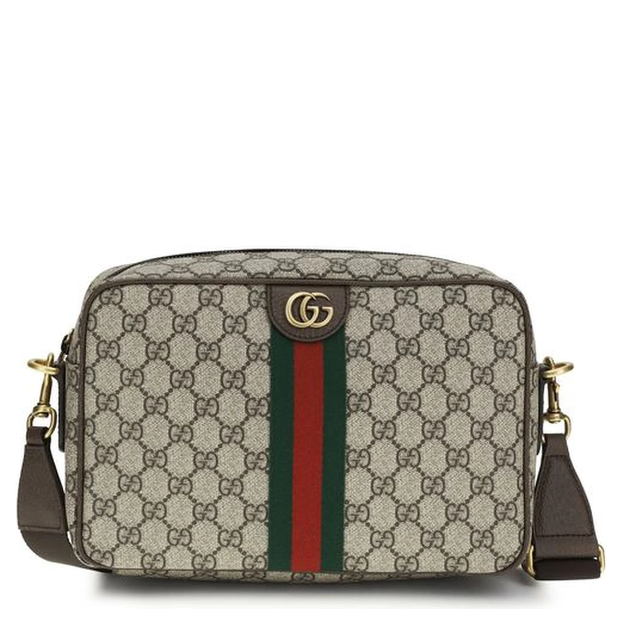 Beige Fabric Shoulder Bag