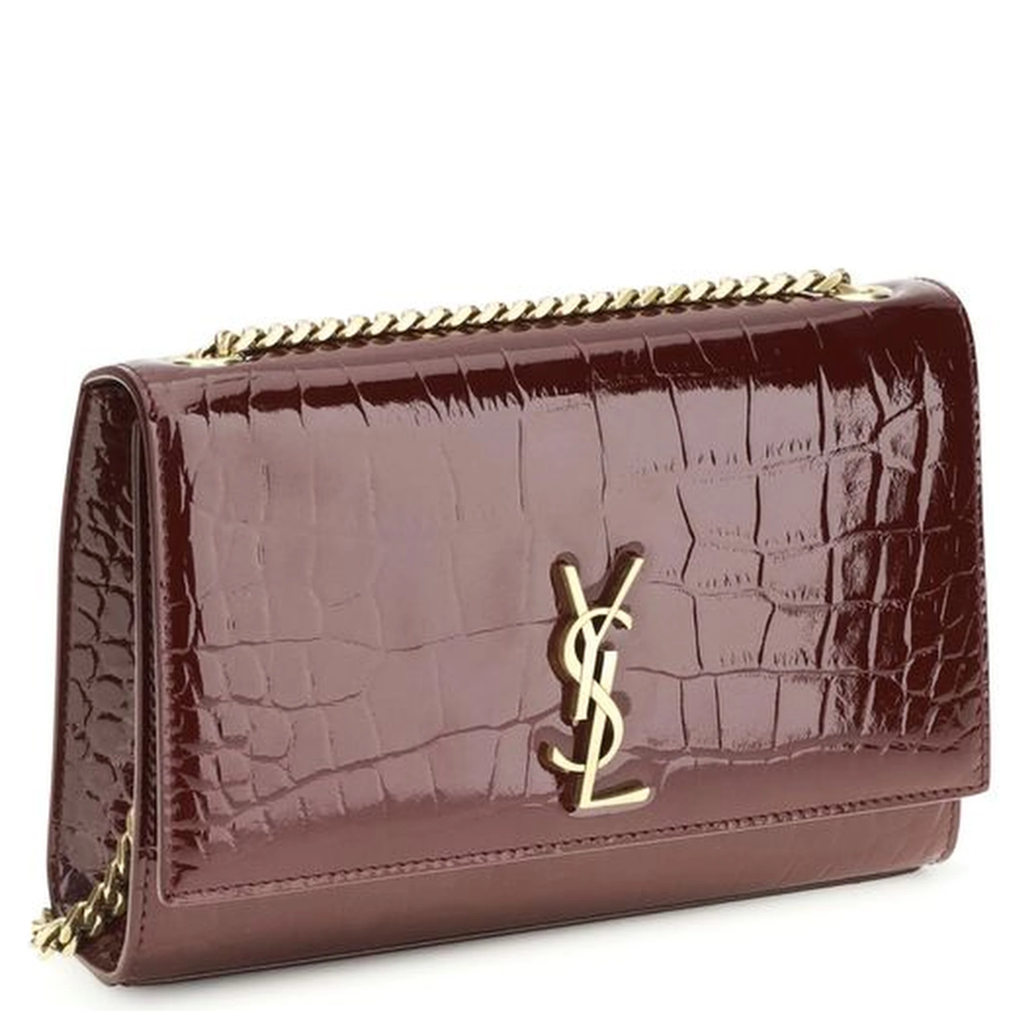 Bordeaux Calf Leather Bos Taurus Shoulder Bag