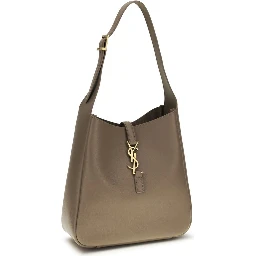 Gray Calf Leather Bos Taurus Shoulder Bag