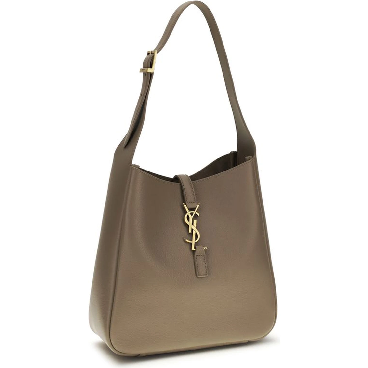 Gray Calf Leather Bos Taurus Shoulder Bag