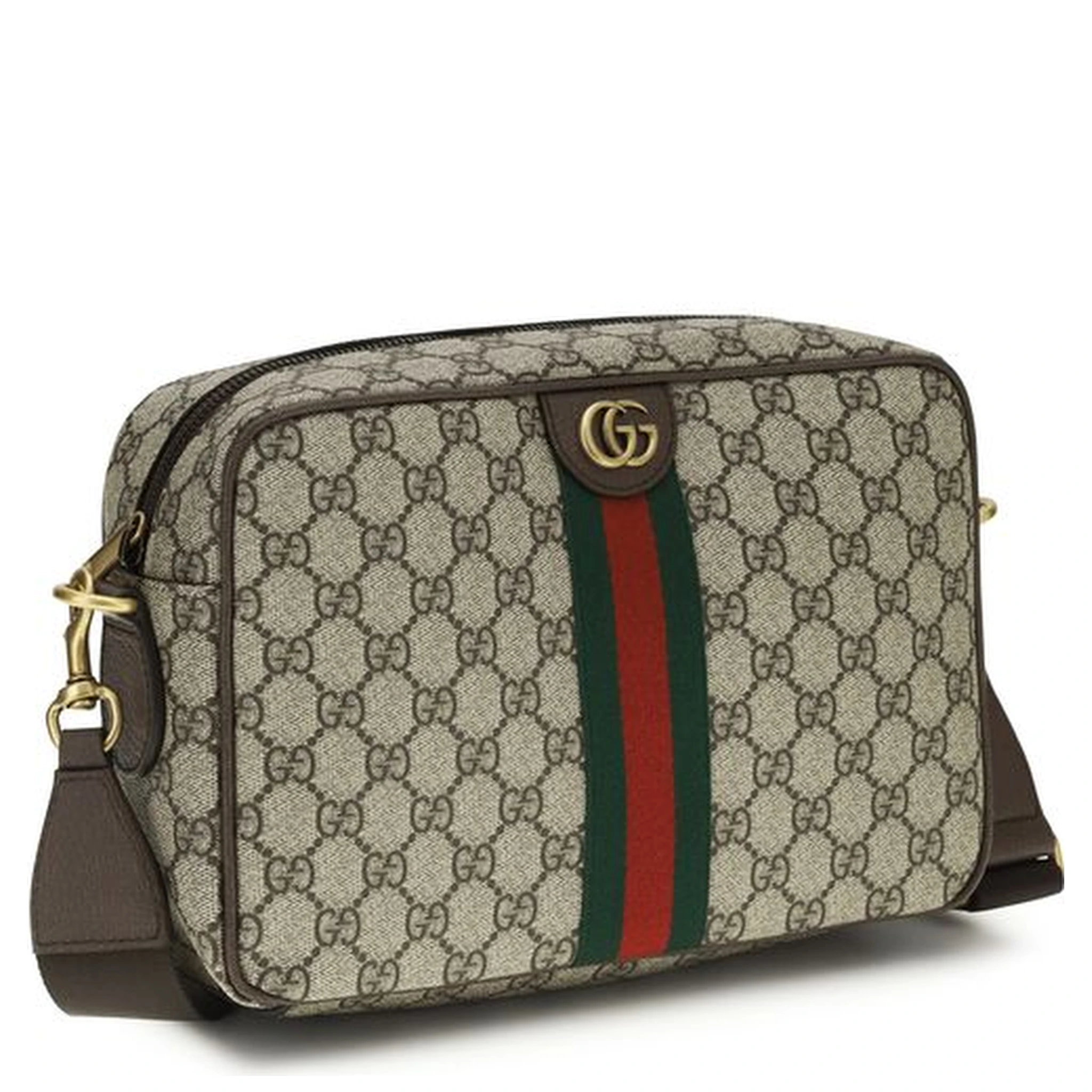 Beige Fabric Shoulder Bag