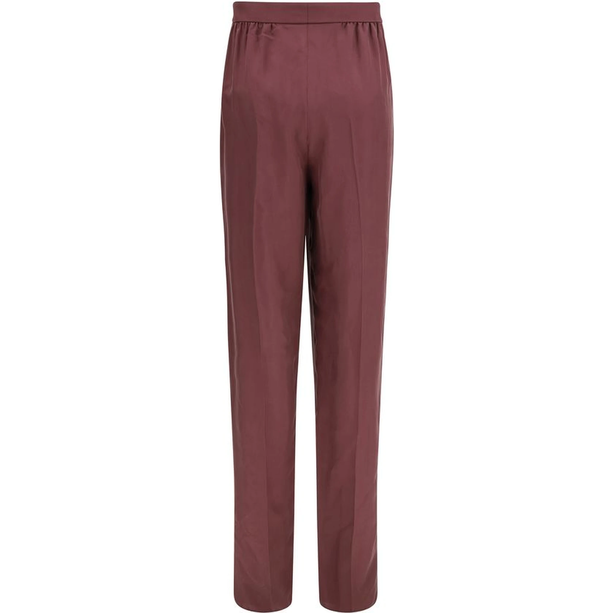 Purple Silk Dress Pants