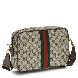 Beige Fabric Shoulder Bag