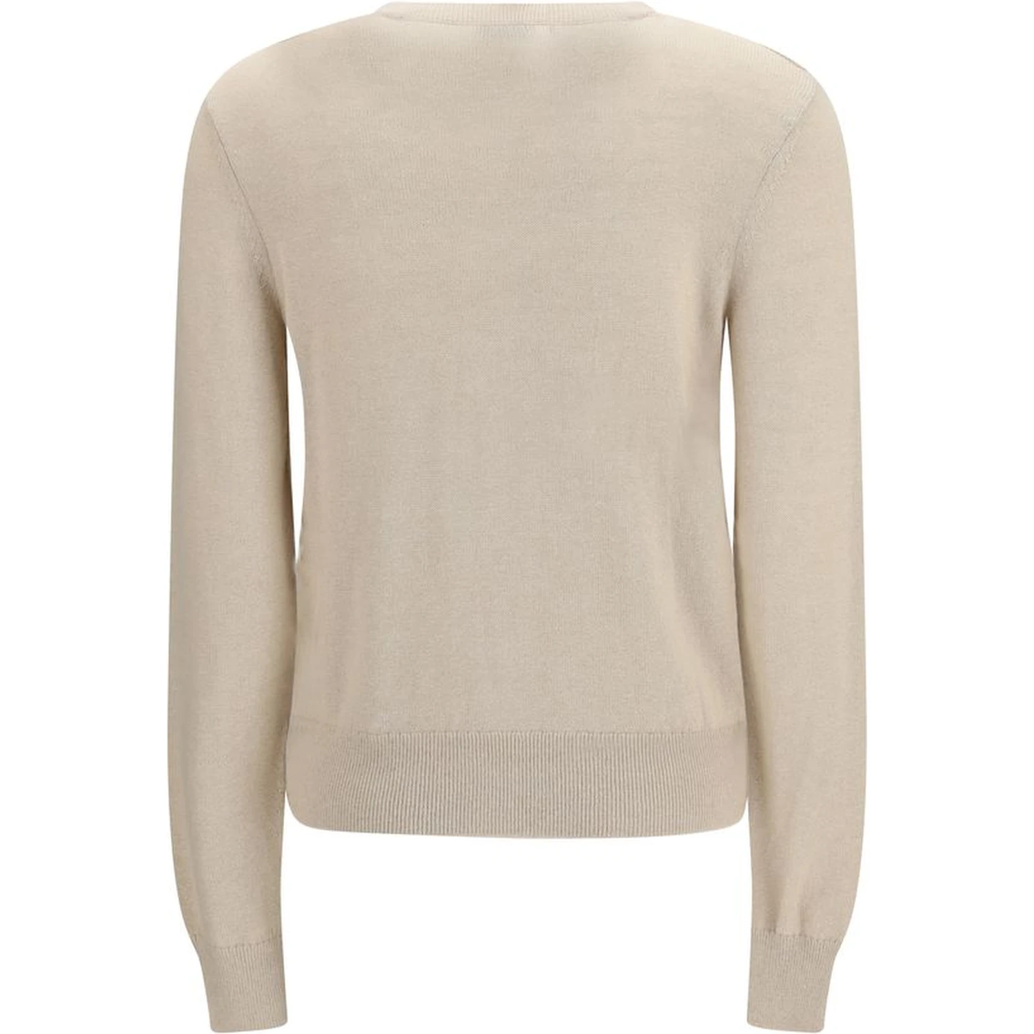 Beige Polyester Cardigan