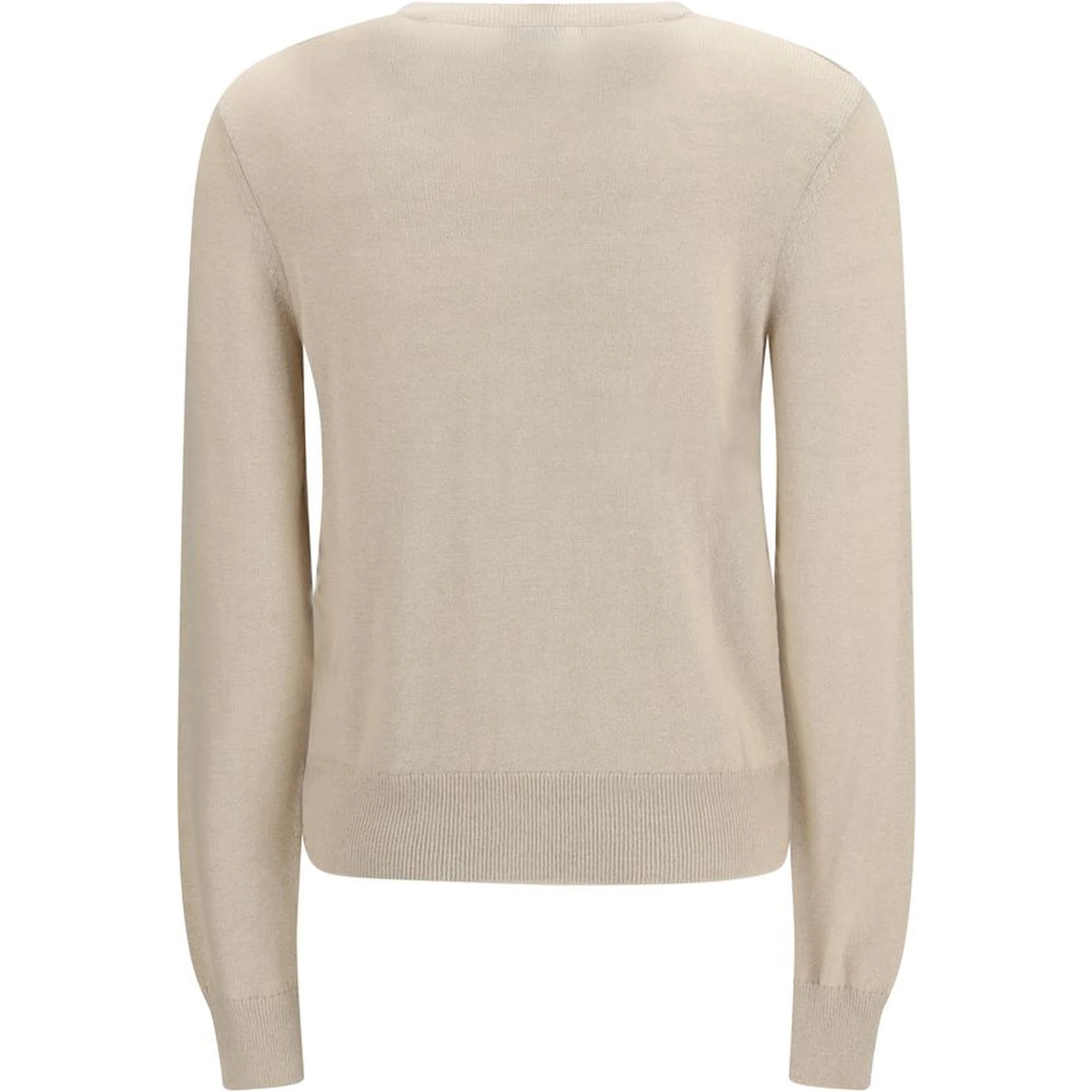 Beige Polyester Cardigan
