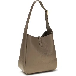 Gray Calf Leather Bos Taurus Shoulder Bag