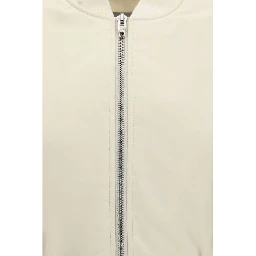 Beige Polyester Bomber