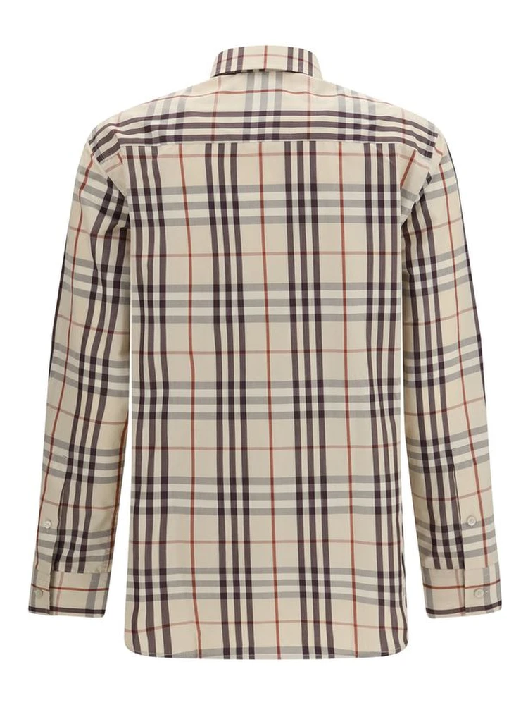 Beige Cotton Pattern Shirt alternative