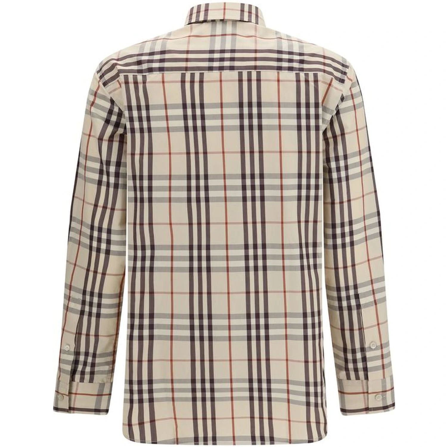 Beige Cotton Pattern Shirt