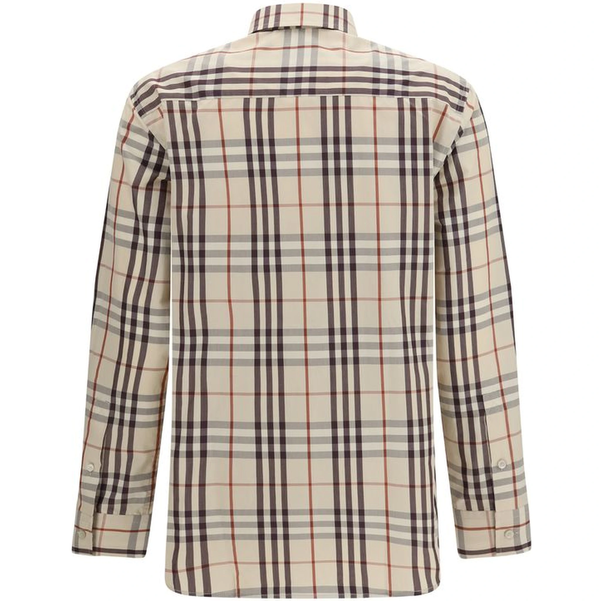 Beige Cotton Pattern Shirt