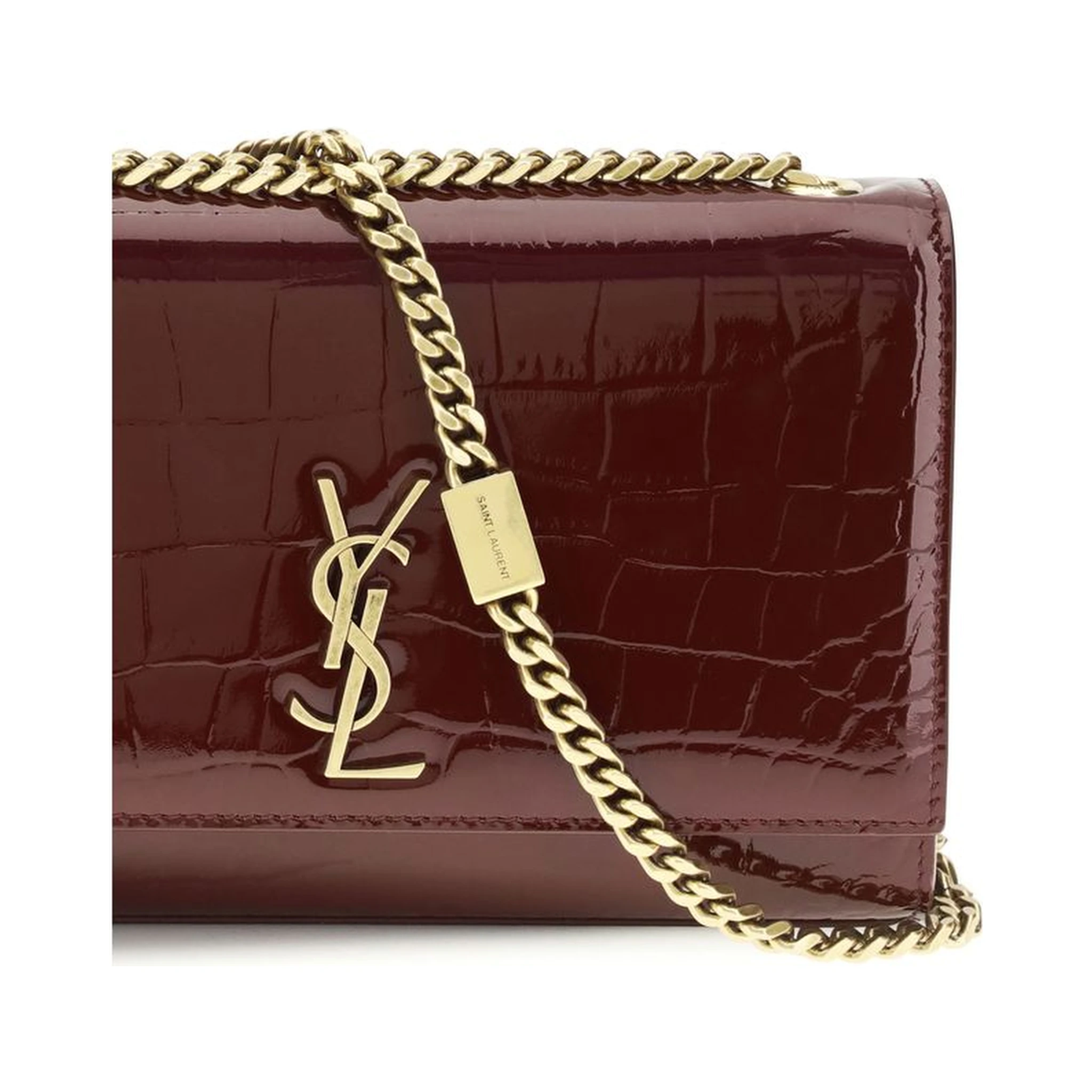Bordeaux Calf Leather Bos Taurus Shoulder Bag