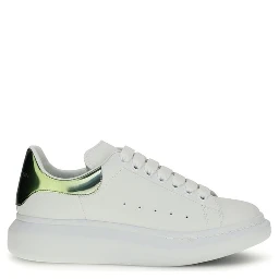 White Calf Leather Bos Taurus Platform Sneakers