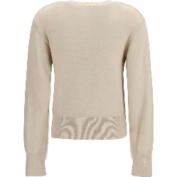 Beige Polyester Sweatshirt