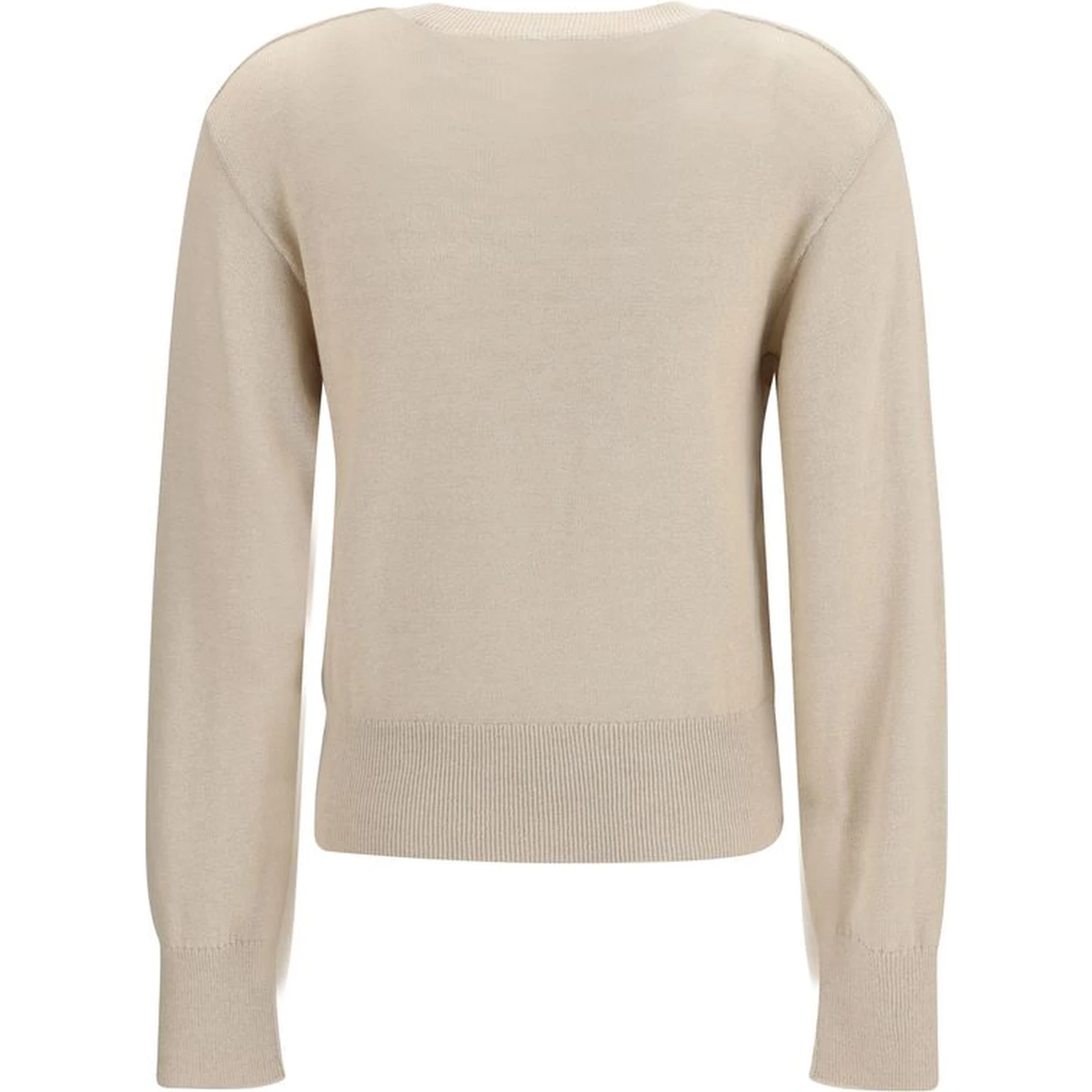 Beige Polyester Sweatshirt