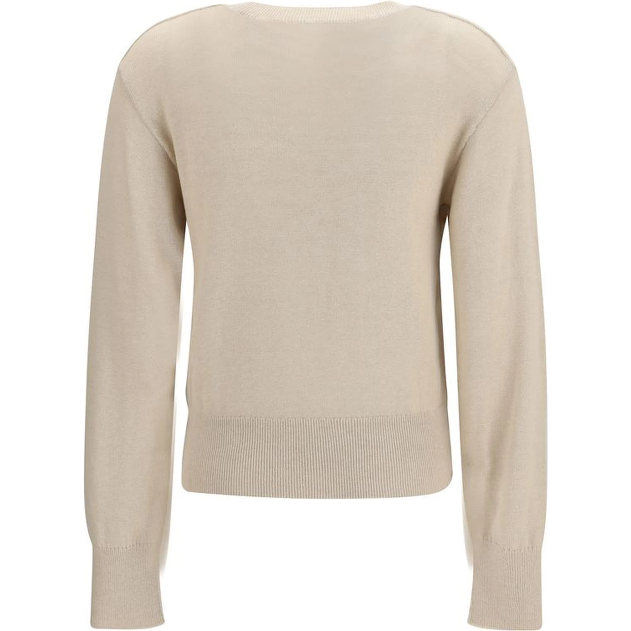 Beige Polyester Sweatshirt