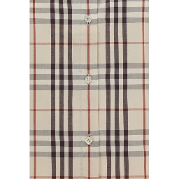 Beige Cotton Pattern Shirt