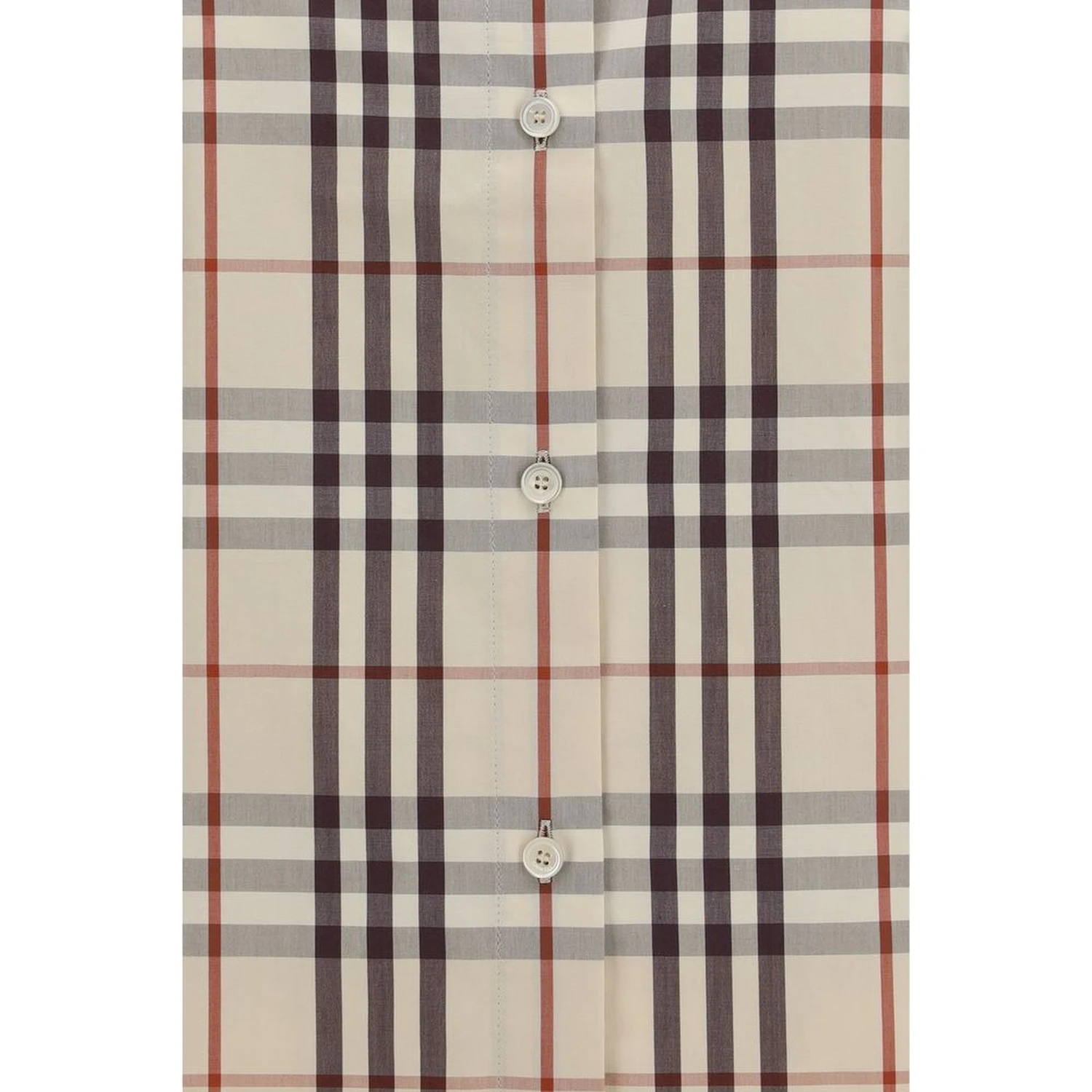 Beige Cotton Pattern Shirt