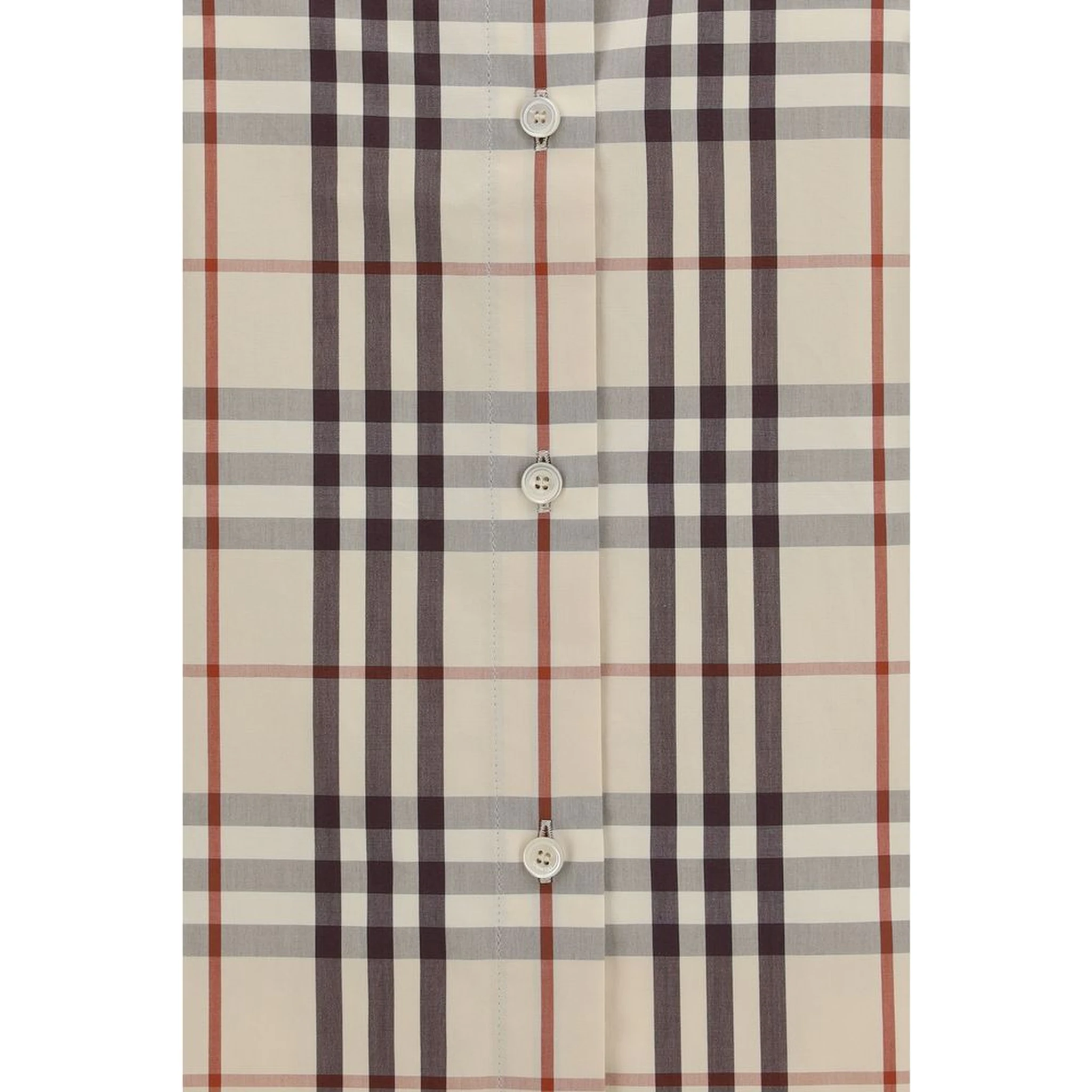 Beige Cotton Pattern Shirt