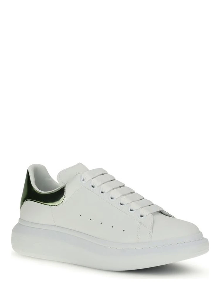White Calf Leather Bos Taurus Platform Sneakers alternative