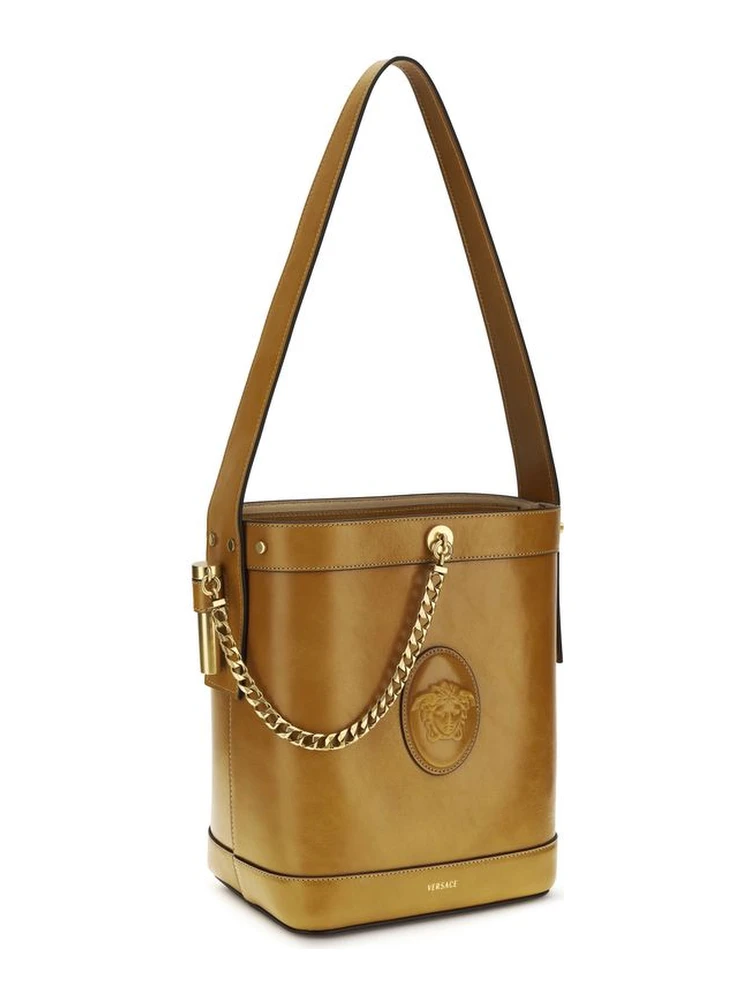 Brown Calf Leather Bos Taurus Backet Bag alternative