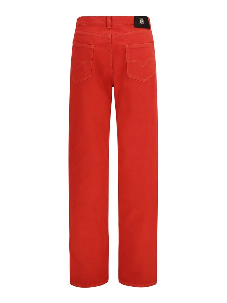 Multicolor Cotton Straight-Leg Jeans alternative