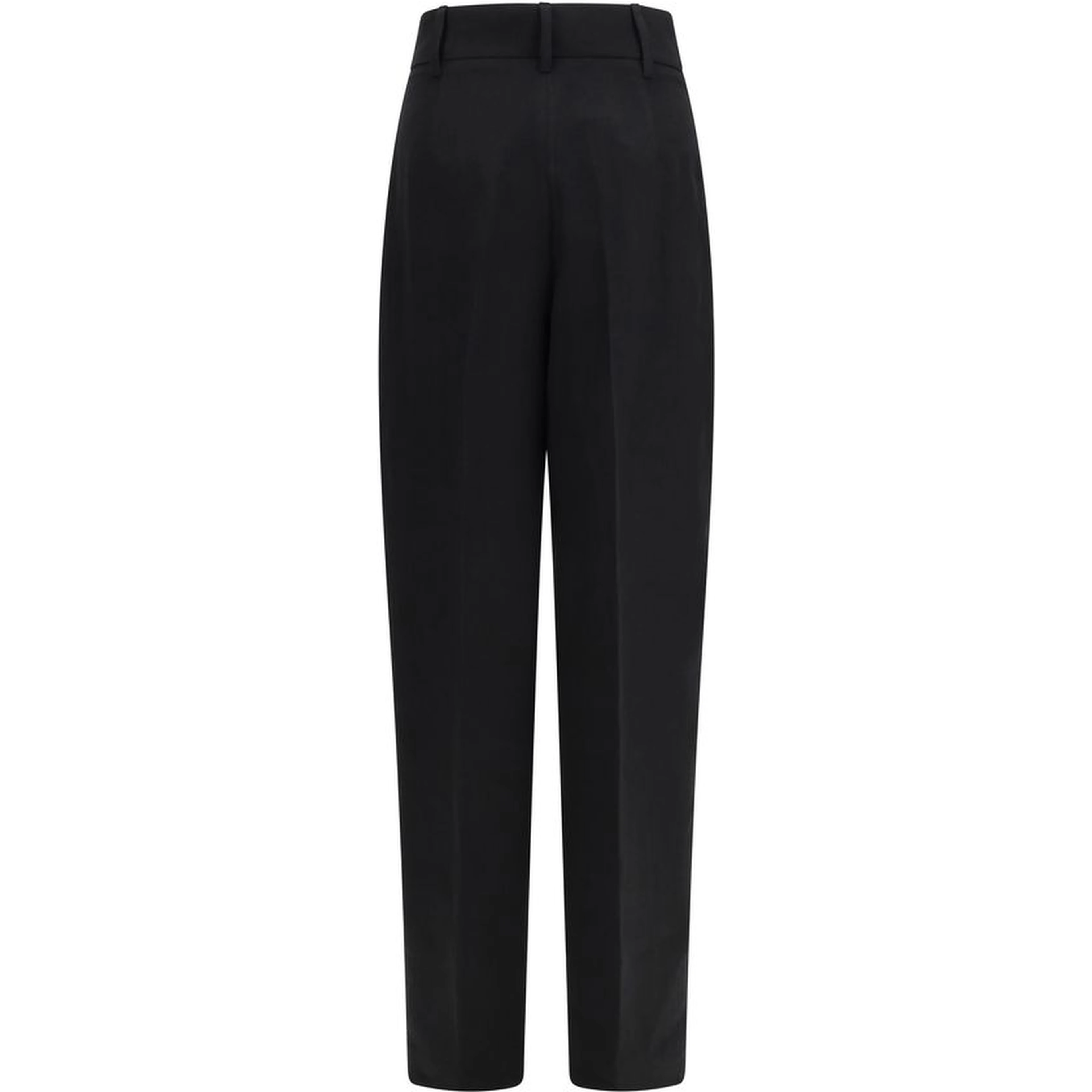 Black Linen Casual Pants