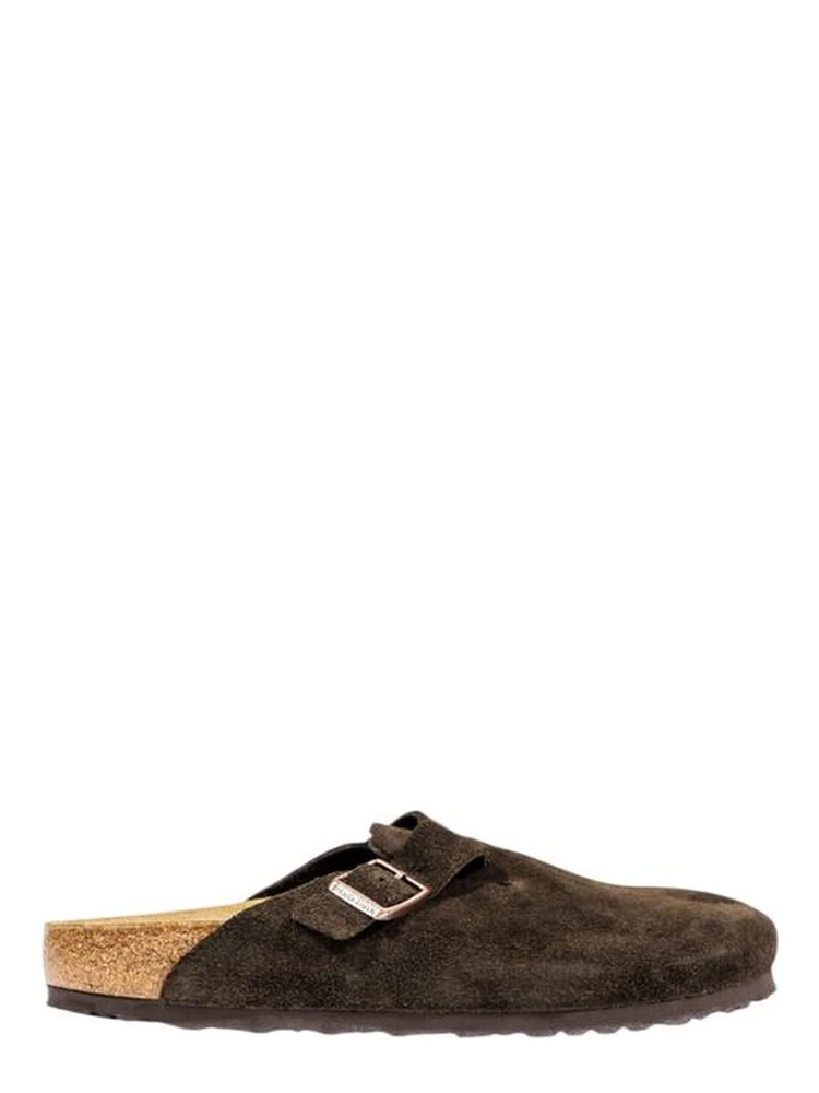 Brown Suede Leather Slippers