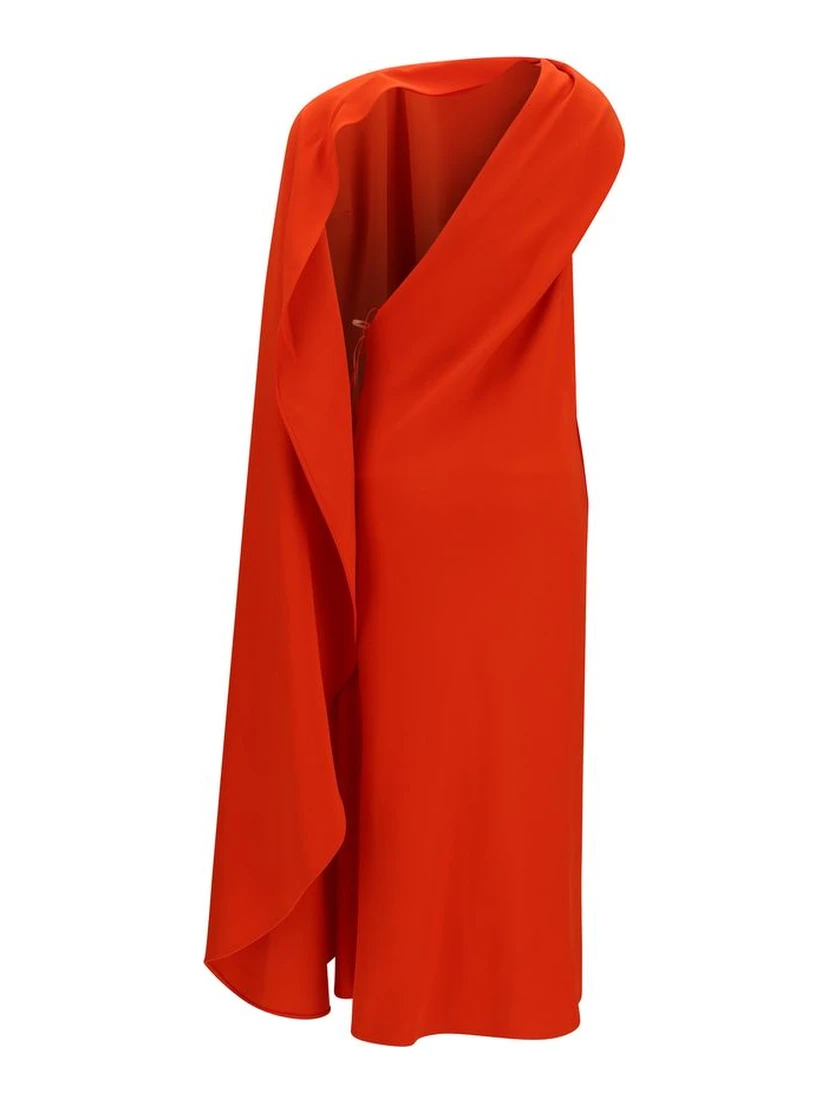 Multicolor Silk Casual Dress