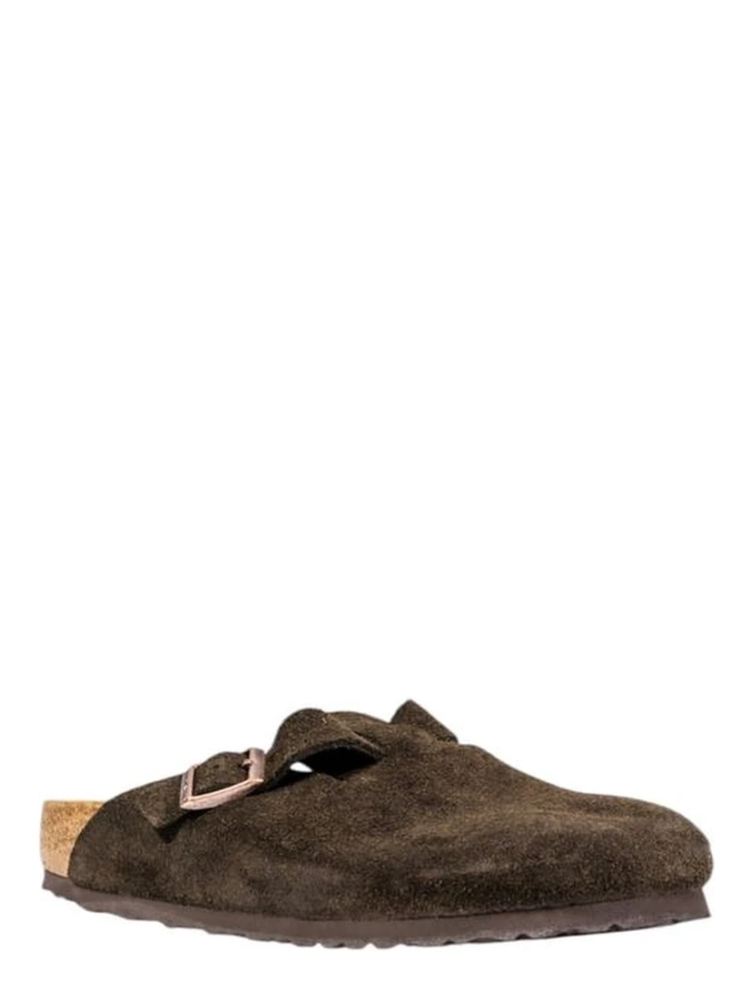 Brown Suede Leather Slippers