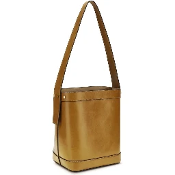 Brown Calf Leather Bos Taurus Backet Bag