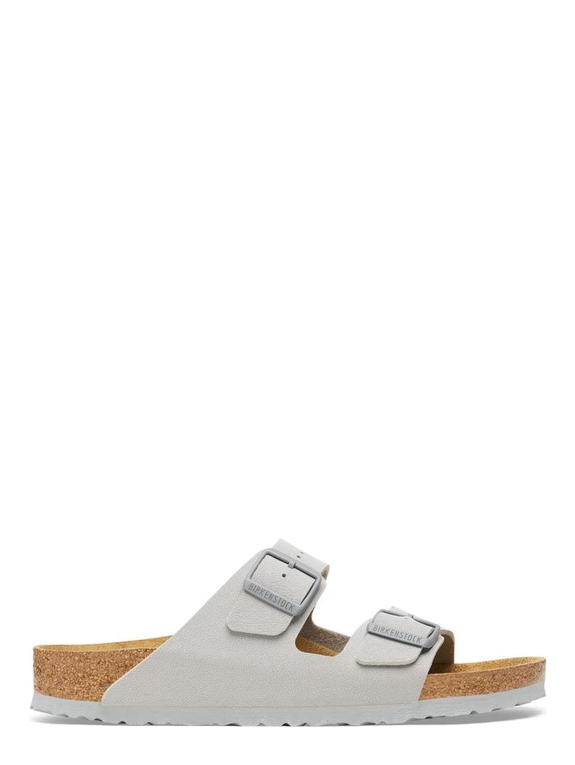 Gray Viscose Flat Sandals