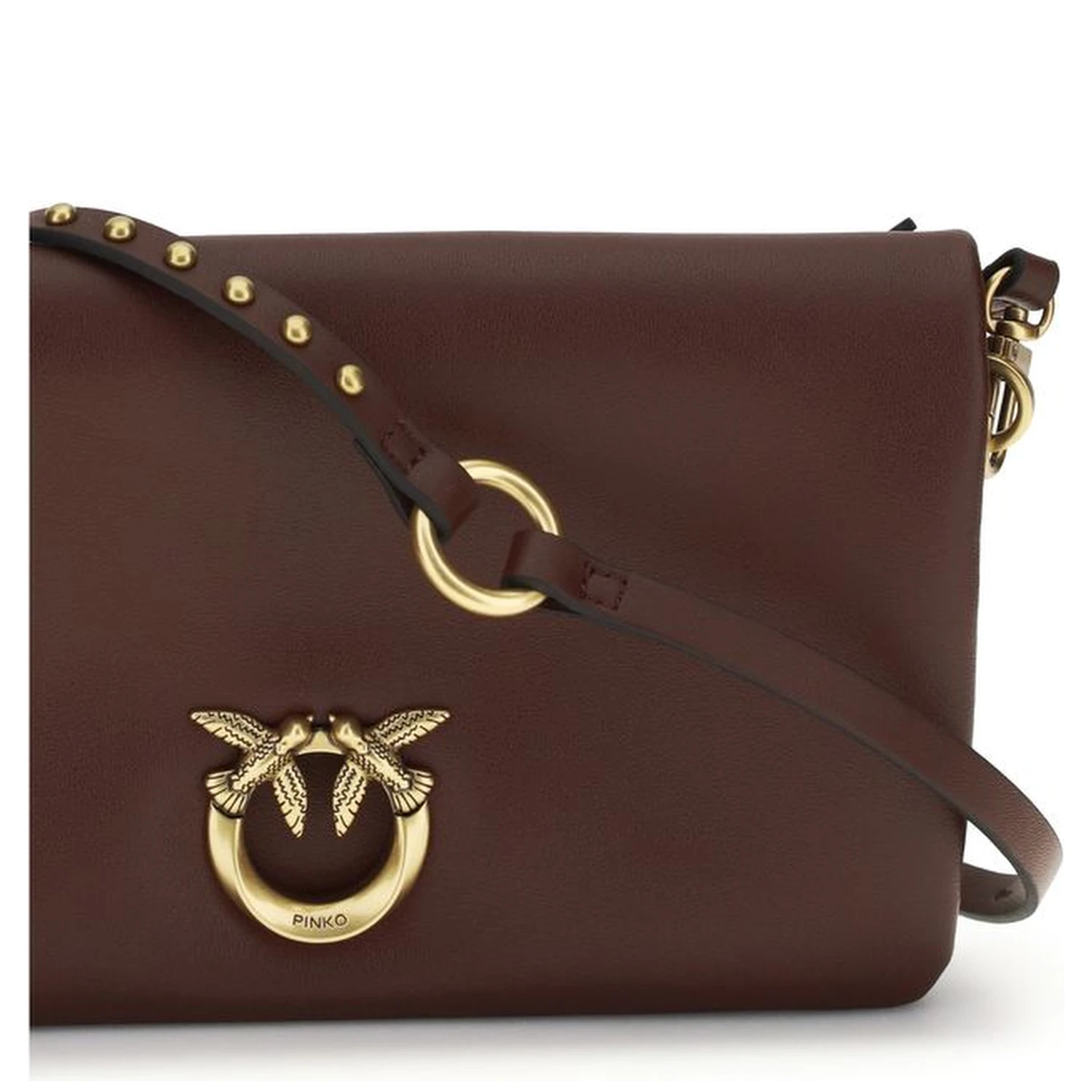 Purple Calf Leather Bos Taurus Shoulder Bag