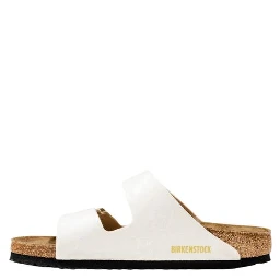 Beige Artificial Leather Flat Sandals