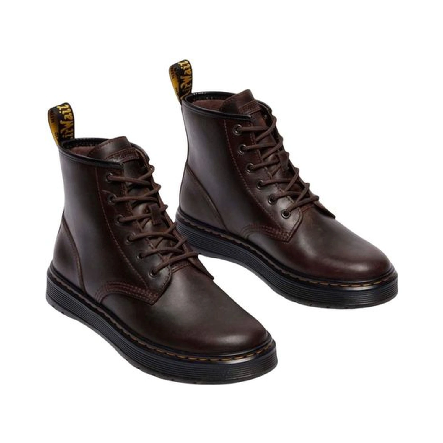 Brown Leather Athletic Sneakers
