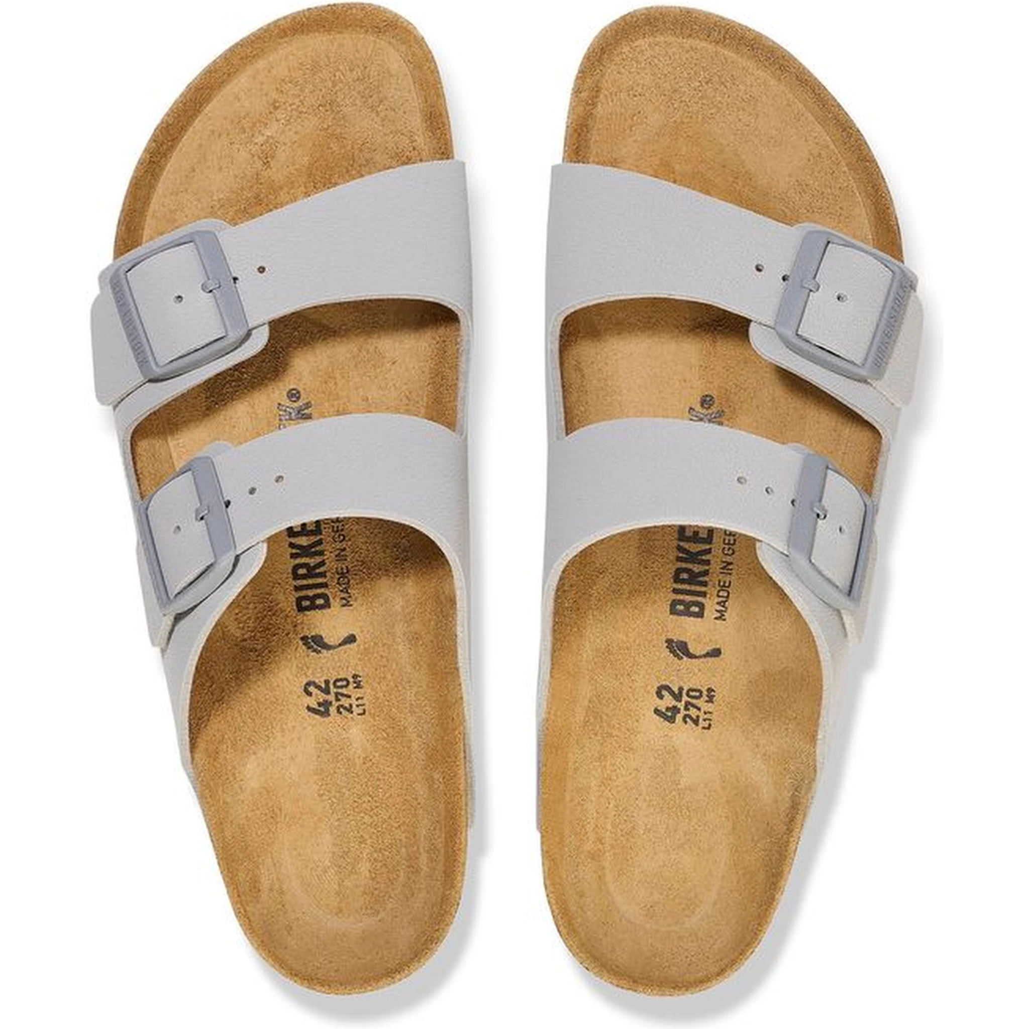 Gray Viscose Flat Sandals