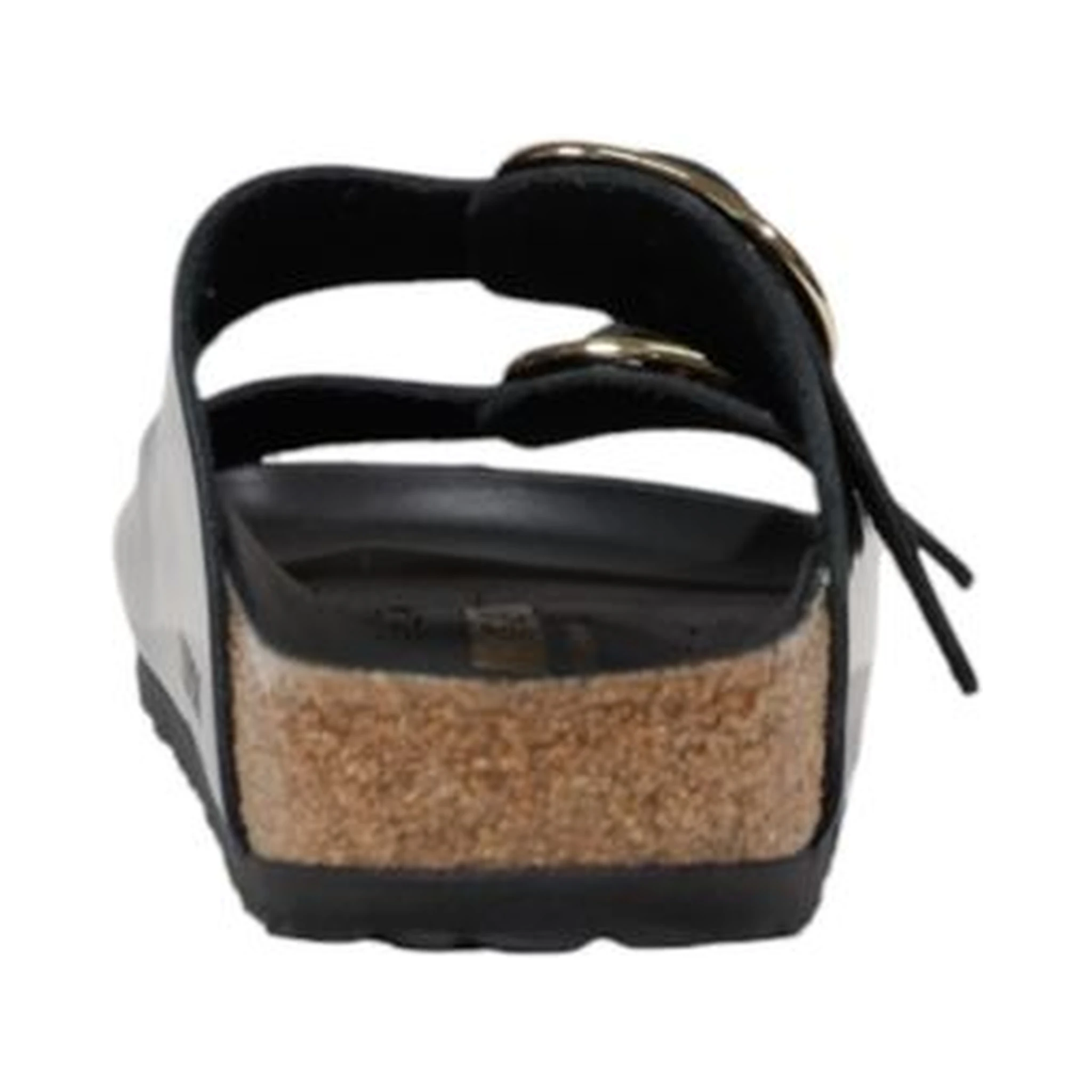 Black Leather Slippers