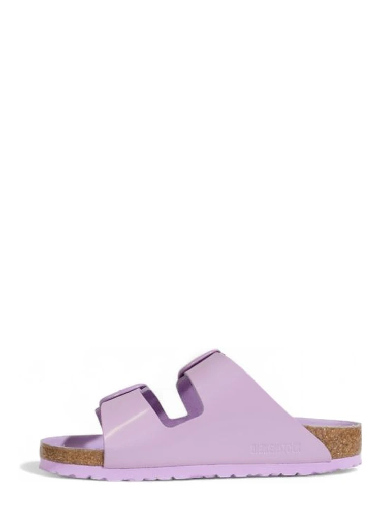 Purple Vegan Leather Flat Sandals alternative