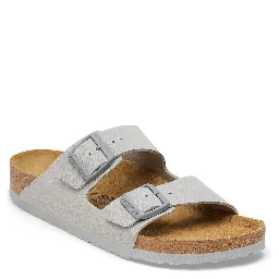 Gray Viscose Flat Sandals