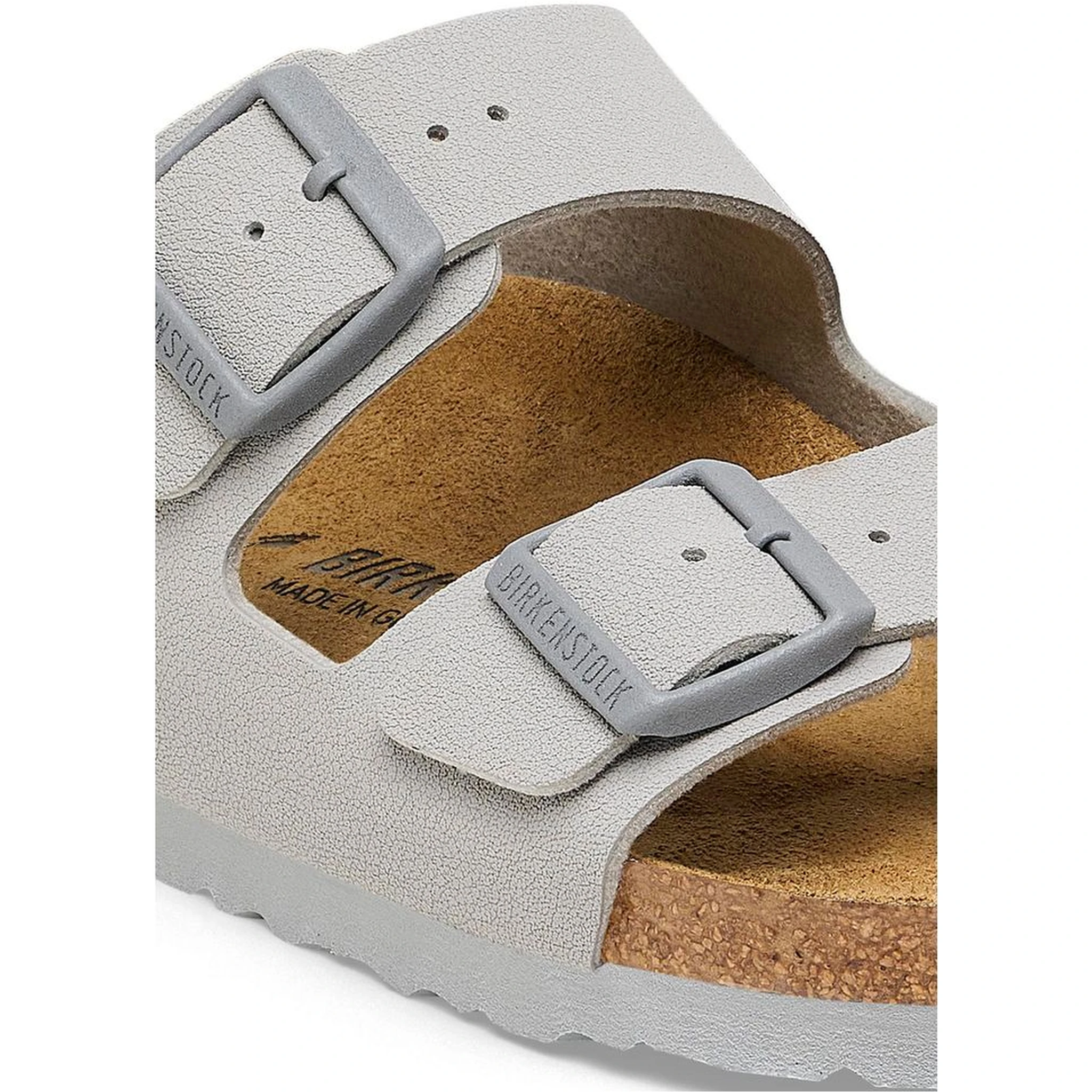 Gray Viscose Flat Sandals