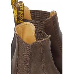 Brown Leather Ankle Boots
