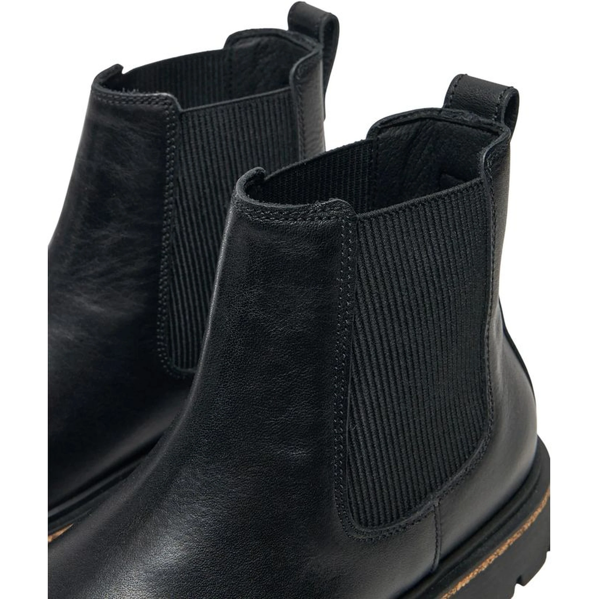 Black Leather Ankle Boots