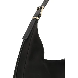 Black Calf Leather Bos Taurus Shoulder Bag