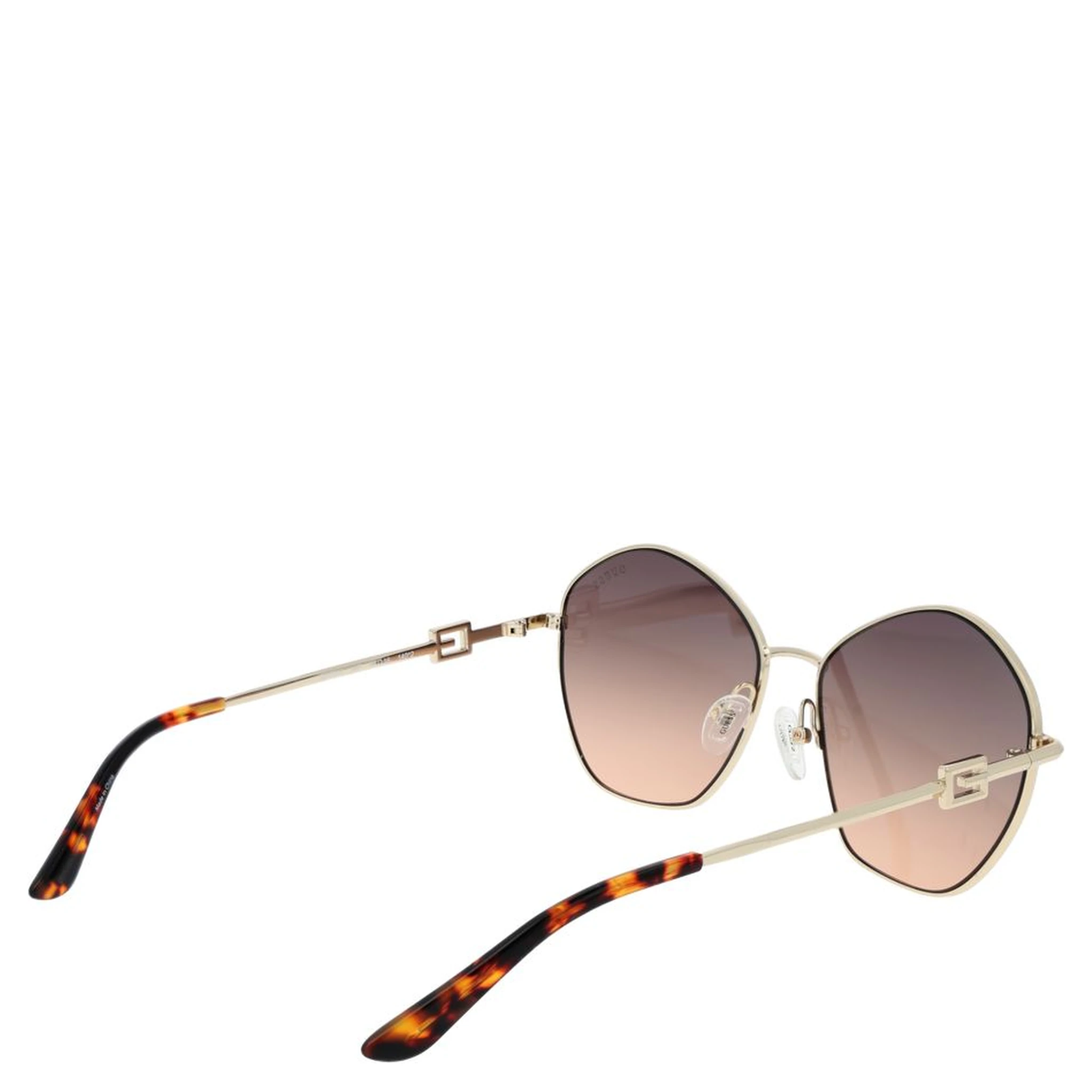 Gold Metal & Plastic Sunglasses